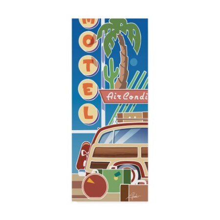 Trademark Fine Art Larry Hunter 'Woody' Canvas Art, 20x47 ALI41985-C2047GG